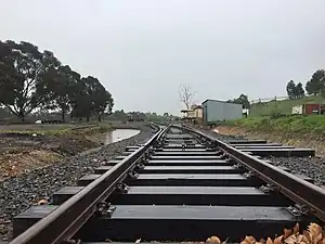 Yarraglen station viewed from the tracks