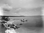 The southwest arm of Yellowstone Lake looking north (1871)