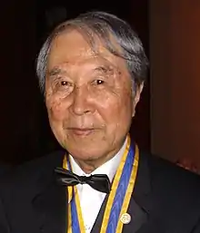 Yoichiro Nambu (南部 陽一郎), physicist and recipient of the 2008 Nobel Prize in Physics.