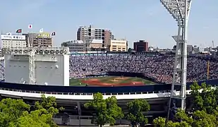 Yokohama Stadium crowd