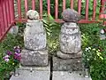 Yoshitsune's wife &child gravestones