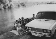 Image 1A group of youth in Uzbekistan, 1995 (from History of Uzbekistan)