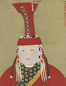 The Portrait of Empress Chabi, c. 1271–81.