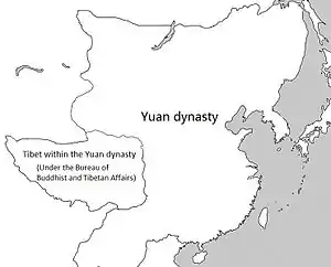 Tibet within the Yuan dynasty