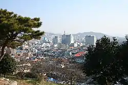 Panorama view of Mokpo from Yudalsan