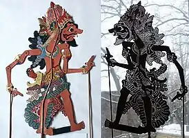 Wayang Kulit (Shadow Puppet) Jin Jaswadi, Indonesia, 2003