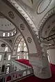 Zal Mahmut Pasha mosque interior view from first floor