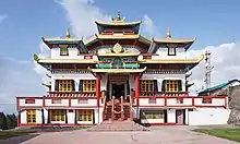 The Zang Dhok Palri Phodang monastery atop Durpin Hill.