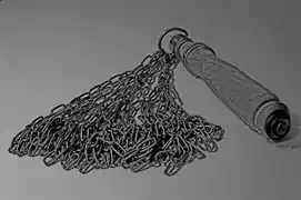 Chains used in self-flagellation