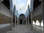 Vestibule corridor leading into the mausoleum