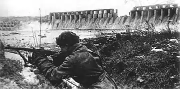 Battle of the dam in Zaporizhia, 1943