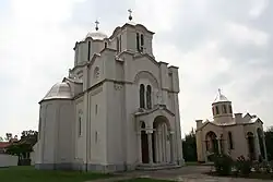 Church of Holy Trinity in village center (1799)