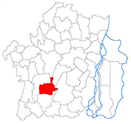 Location in Brăila County