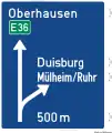 449: Direction Sign on Motorway