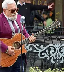 Samardžić performing in Belgrade, December 2017