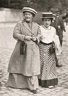 Image 17Socialist feminist Clara Zetkin and Rosa Luxemburg in 1910 (from Socialism)