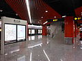 Line 13 platform of Zhenbei Road