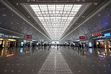 The Concourse of Zhengzhou East railway station