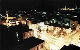 Zile City Center at night