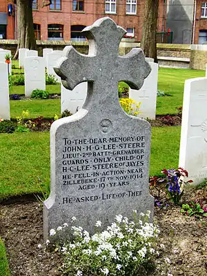 Private memorial to John H G Lee Steere