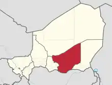 Location within Niger