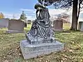 Monument at Zion Hill Cemetery (November 2021)