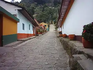 Street in Zipacón