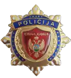 Badge of Montenegrin Police Officers