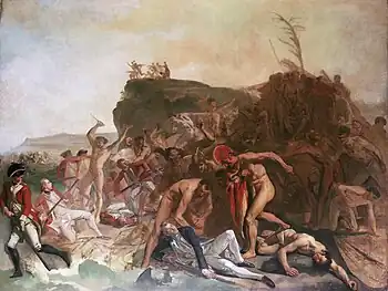 The Death of Captain James Cook, 1794, Johan Zoffany