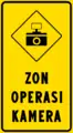 Camera operation zone