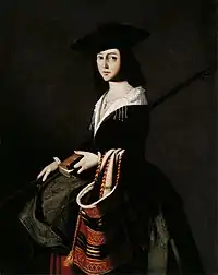 Saint Marina by Francisco de Zurbarán, 1640-1650