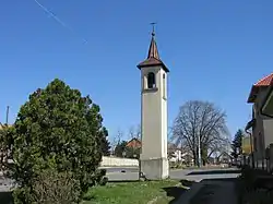 Belfry in the centre of Sojovice