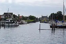 The harbour entrance of Genemuiden in 2008