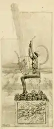 Frontispiece for Poésies by Mallarmé, The Lyre (1895) etching & drypoint (23 x 16 cm) L.A. Co. Museum