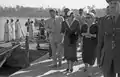 Jovanka Broz and Mrs. el-Shafei together with Josip Broz Tito and Hussein el-Shafei in Luxor