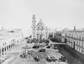 Plaza de Santo Domingo in 1900 by Abel Briquet.