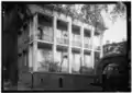 The rear of the house, viewed from West Wayne Street