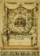 Circle of Serbian Sisters Charter, 1922, Uroš Predić