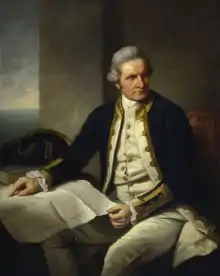 Captain James Cook's Oil Painting Portrait