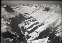  Snow-covered mountain valley