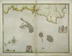 The English engage the Spanish fleet near Plymouth on July 31, 1588