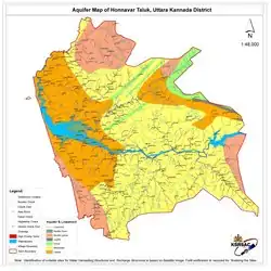 Map of Honnavar Taluk