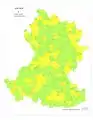 Alur Taluk Map about Fluoride content in DWS