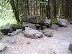 Dolmen in Lopaičiai sacral place