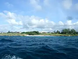 This beach south west of Silver Sands is often used by swimmers.