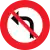 Left turn prohibited (BE)