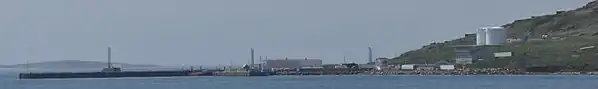 Dock of the ferry running between Blanc-Sablon (Quebec) and St. Alban (Newfoundland) on the Strait of Belle Isle