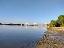 Calafat-Vidin Bridge, view from the Romanian shore