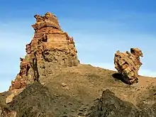 A rock formation in Valley of Castles