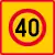 Speed limit for zone